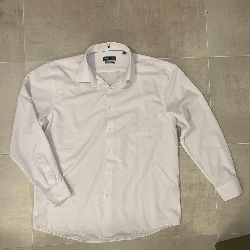 Nautica Classic White Dress Shirt